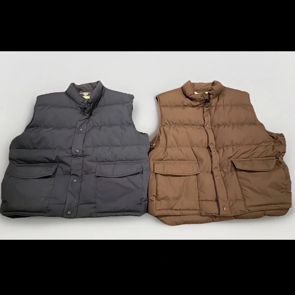 Lot of 2 VNTG 90’s Cabela’s‎ Goose Down Vest XL
